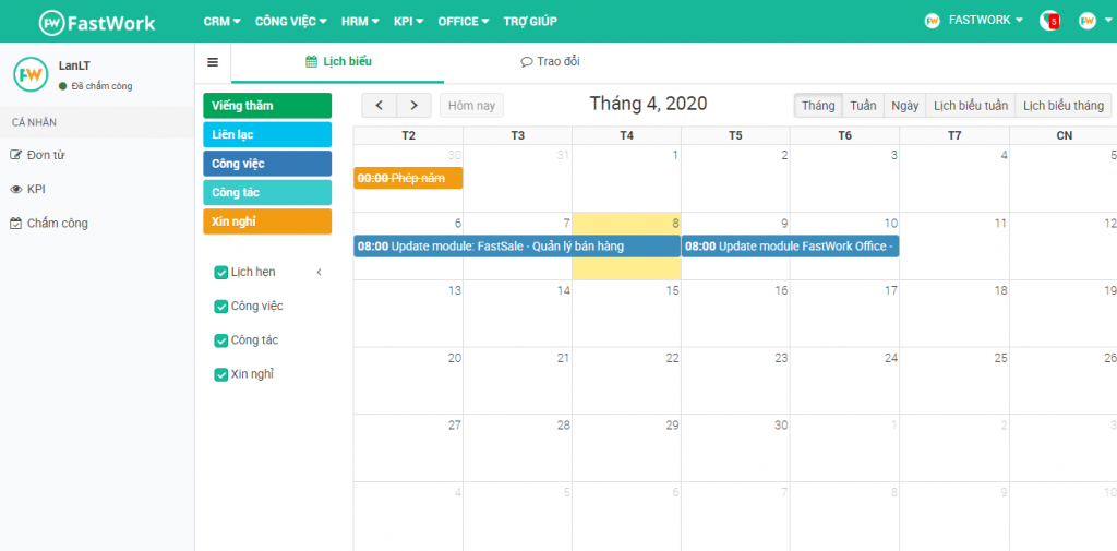 Làm việc trực tuyến: Hướng dẫn triển khai, cách tạo lịch làm việc