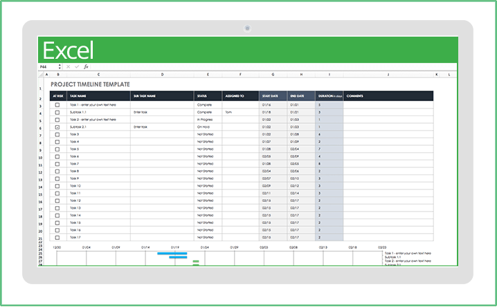 Template Excel miễn phí 