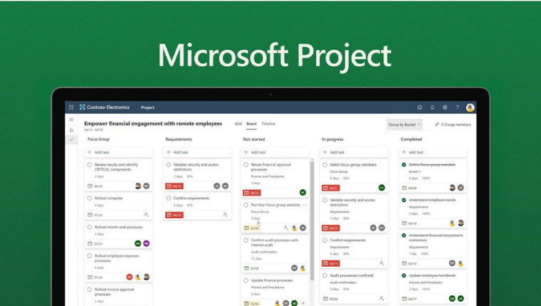 Microsoft Project là phần mềm quản lý dự án số 1 trên thị trường
