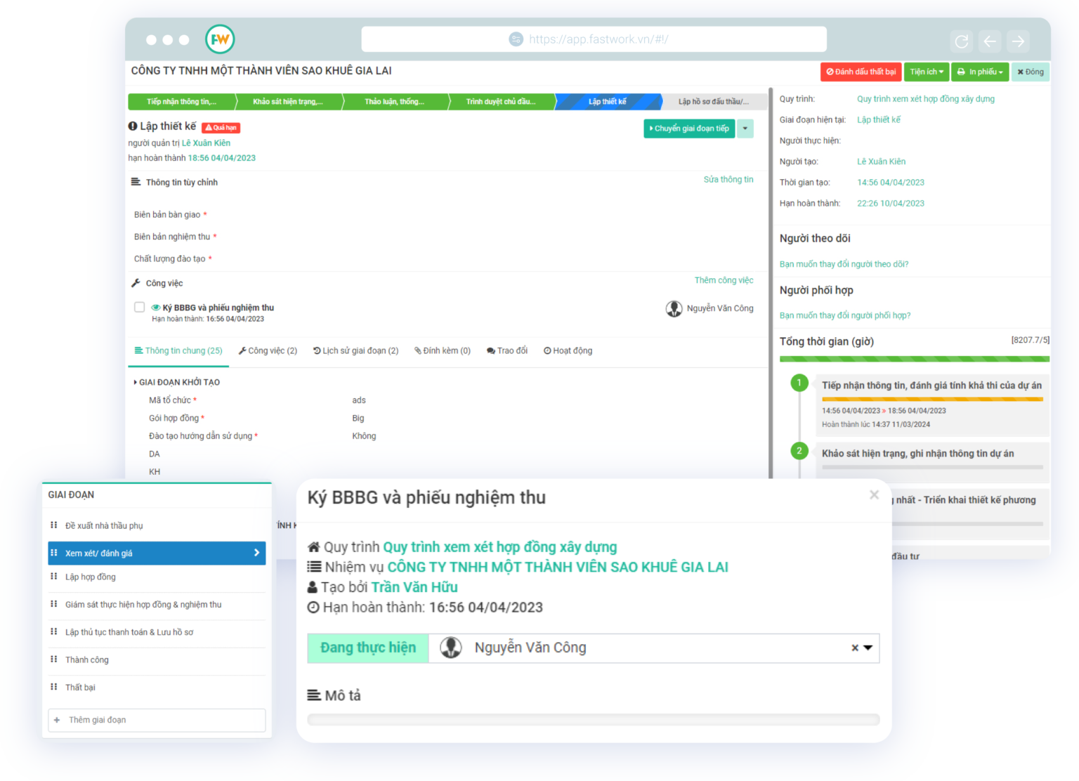 Phần mềm FastWork Workflow - Quản lý quy trình công việc toàn diện