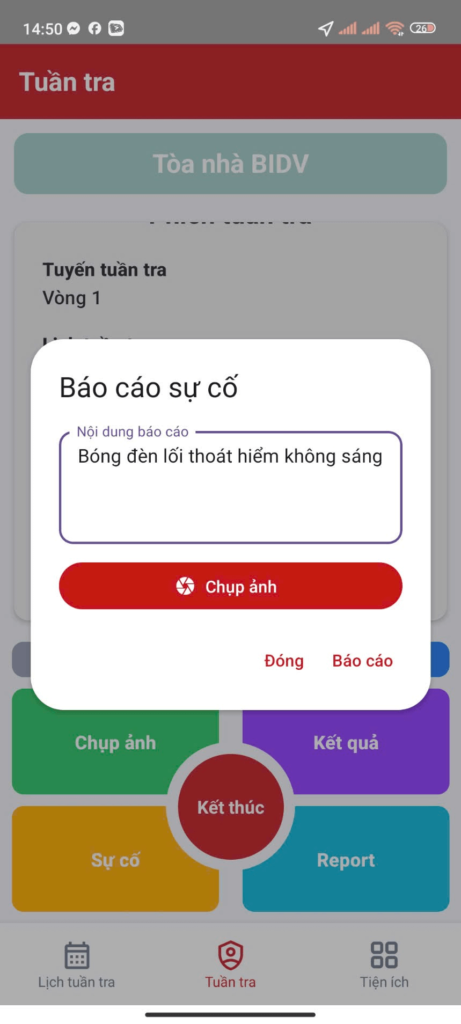 Ứng dụng Mobile chuyên biệt cho đội ngũ bảo vệ