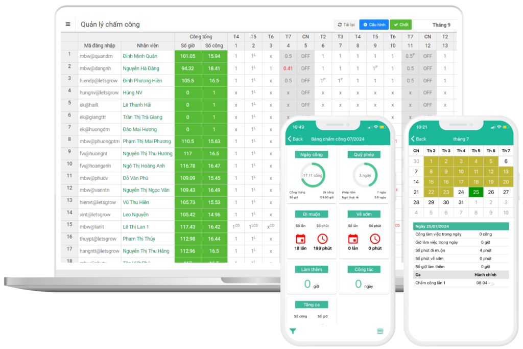 FastWork TimeSheet - Giải pháp chấm công di động