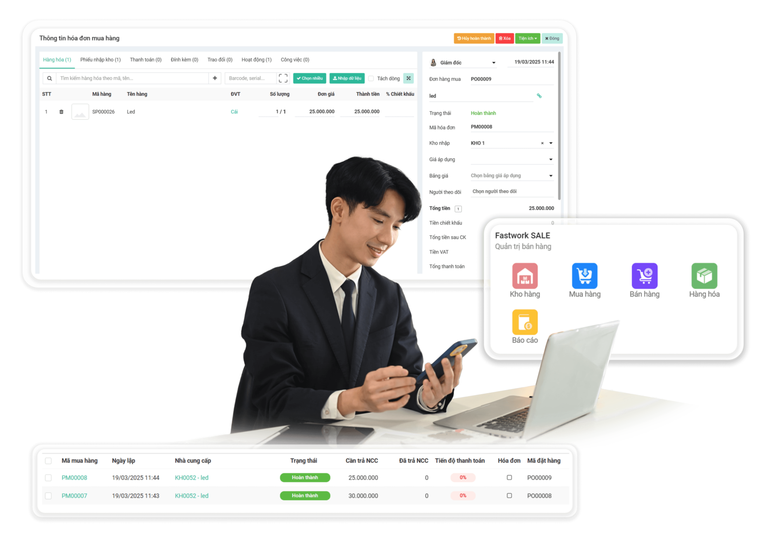 FastWork Quản lý Mua - Bán hàng - Fastwork - Nền tảng quản trị & điều ...