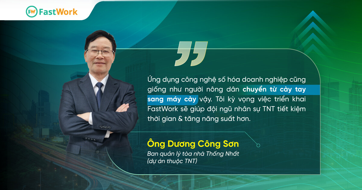 TNT chuyển đổi số cùng FastWork