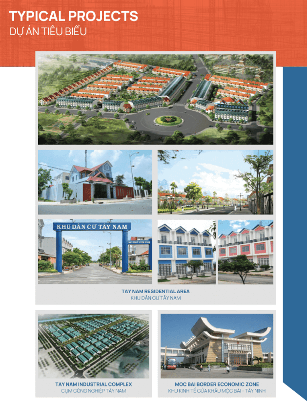 Các dự án tiêu biểu công ty TAY NAM JSC đã triển khai