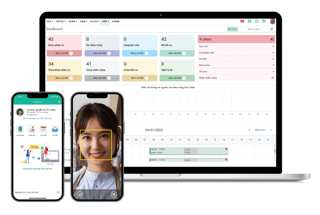FastWork TimeSheet - Giải pháp chấm công trực tuyến