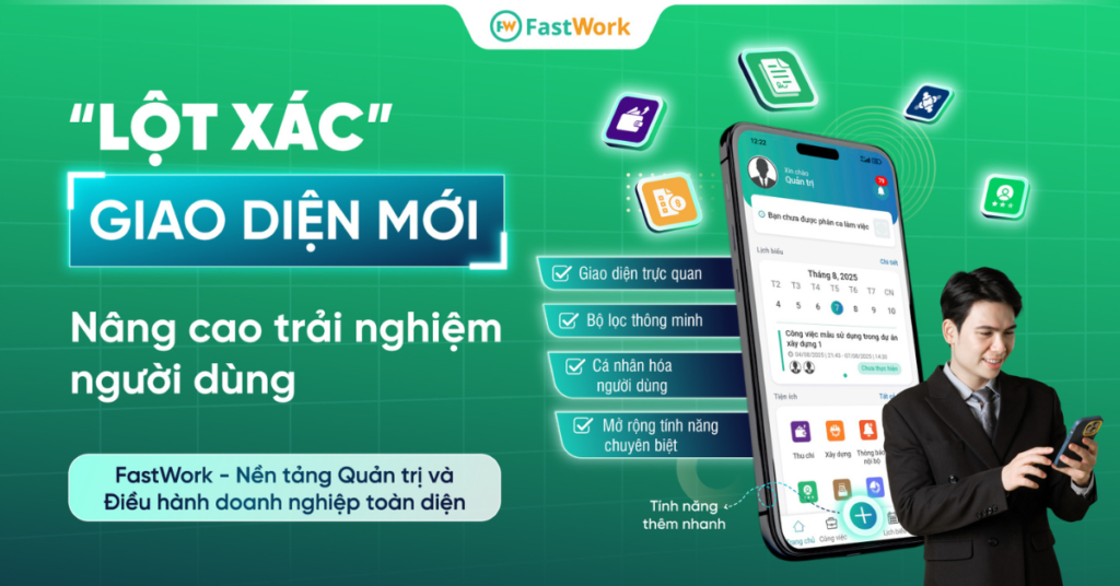 Giao dien moi FastWork mobile