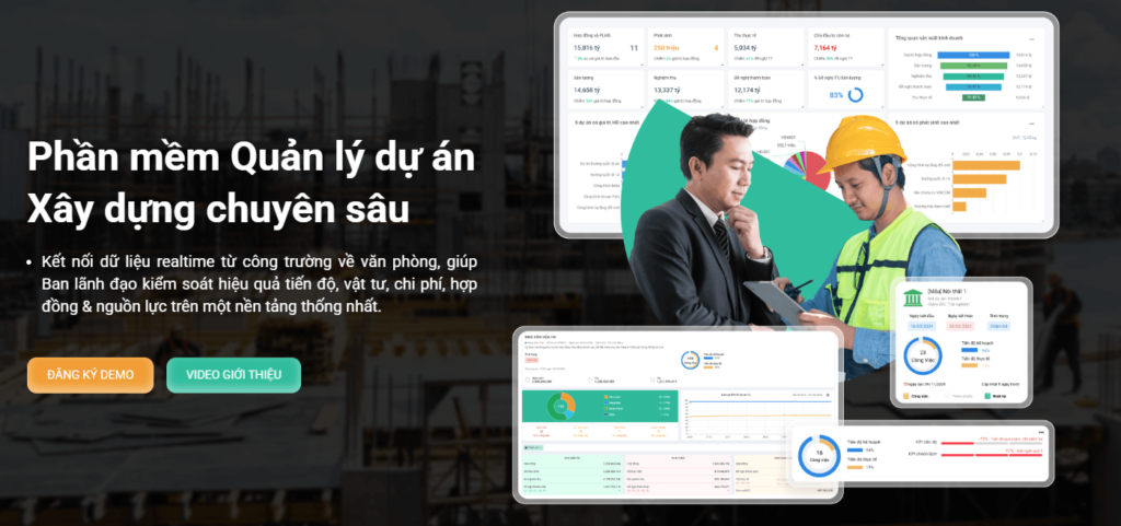 Phần mềm quản lý dự án xây dựng chuyên sâu FastCons