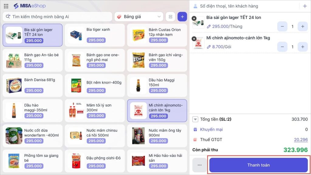 MISA eShop – Phần mềm quản lý chuỗi bán lẻ trong hệ sinh thái MISA