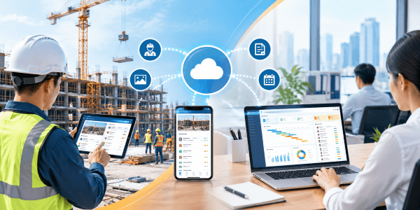 phần mềm kết nối công trường và văn phòng