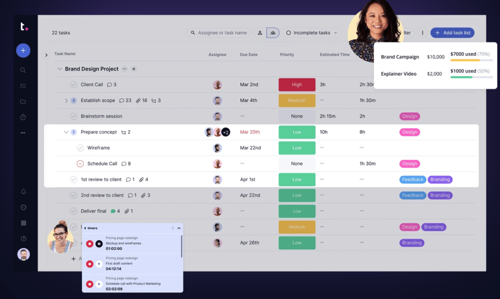 Giao diện phần mềm TeamworkAI
